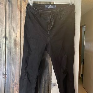 Hollister 5R, w27,L28 black jeans